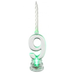 BOUGIE LED CHIFFRE 9