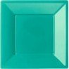 8 GRANDES ASSIETTES CARRÉES PERLE MENTHE 29 CM