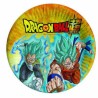 8 ASSIETTES RONDE DRAGON BALL Z