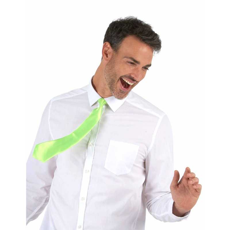 CRAVATE VERTE FLUO 