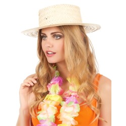 CHAPEAU CANOTIER EN PAILLE