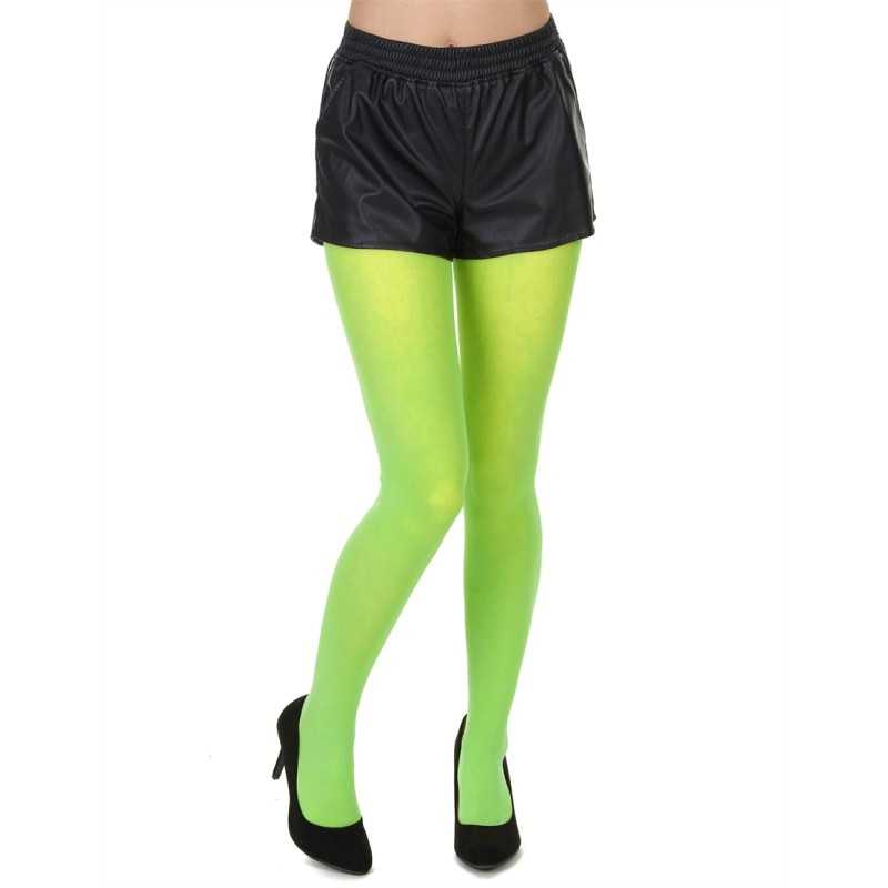 COLLANT ADULTE VERT FLUO TAILLE M/L