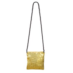 SAC A MAIN SEQUINS OR 18 CM
