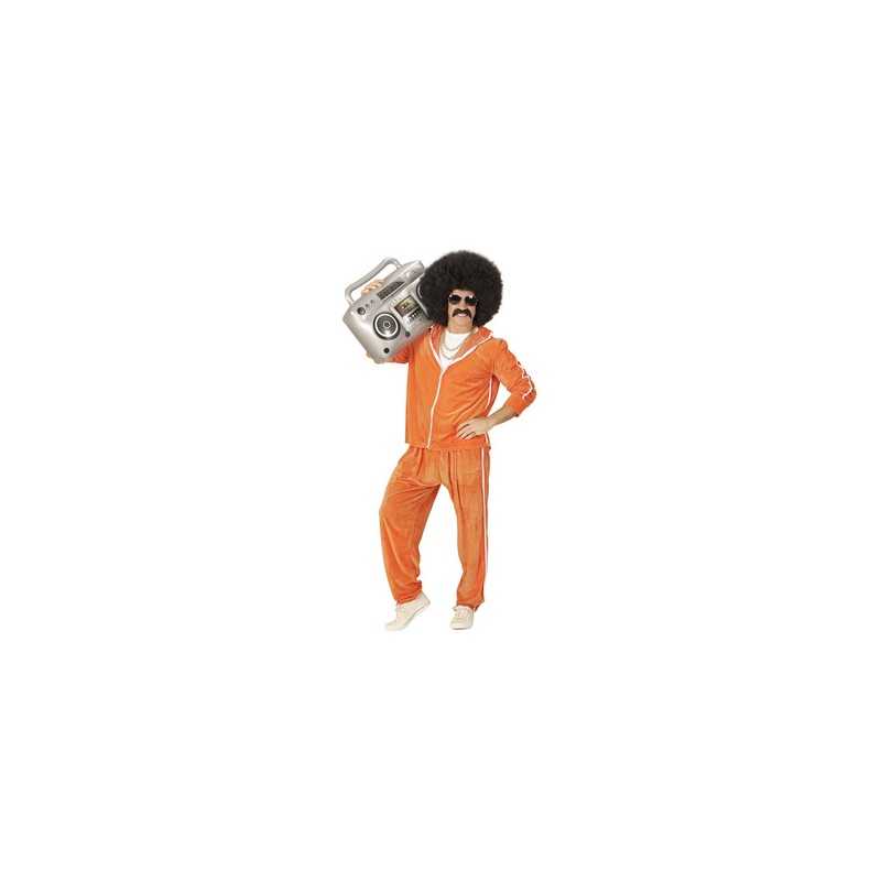 DEGUISEMENT SURVETEMENT OU JOGGING ORANGE ANNEES 80 TAILLE M