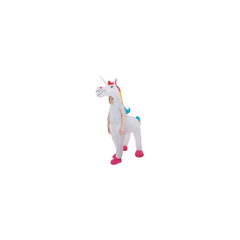DEGUISEMENT GONFLABLE LICORNE GEANTE 6-12 ANS