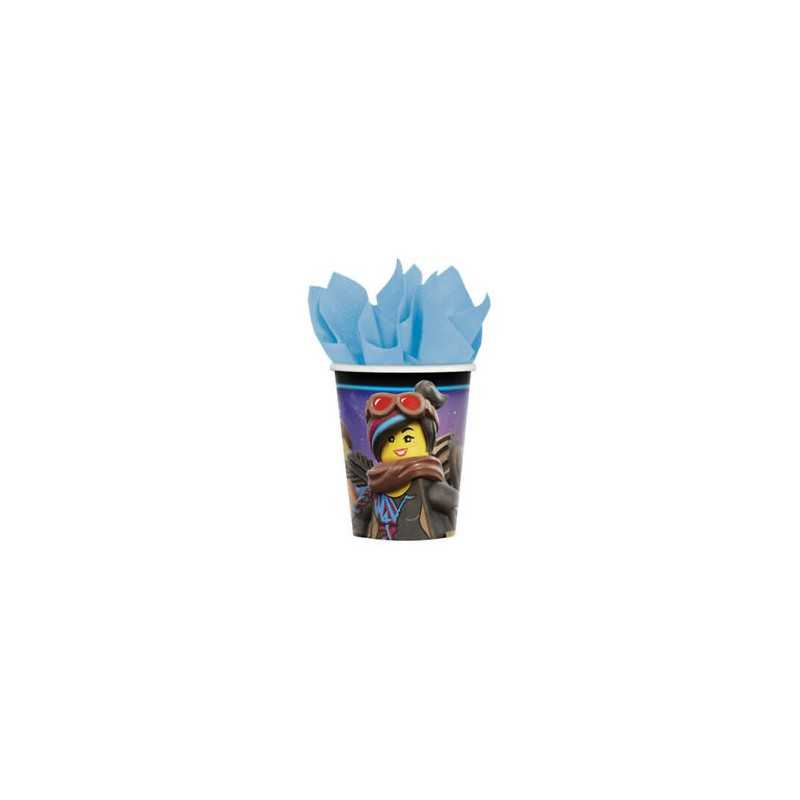 8 GOBELETS LEGO MOVIE 266 ML