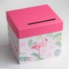 URNE FLAMANT ROSE 20,5 x 23 x 20,5 CM
