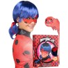 PERRUQUE + MASQUE MIRACULOUS LADYBUG COUETTES BLEUES