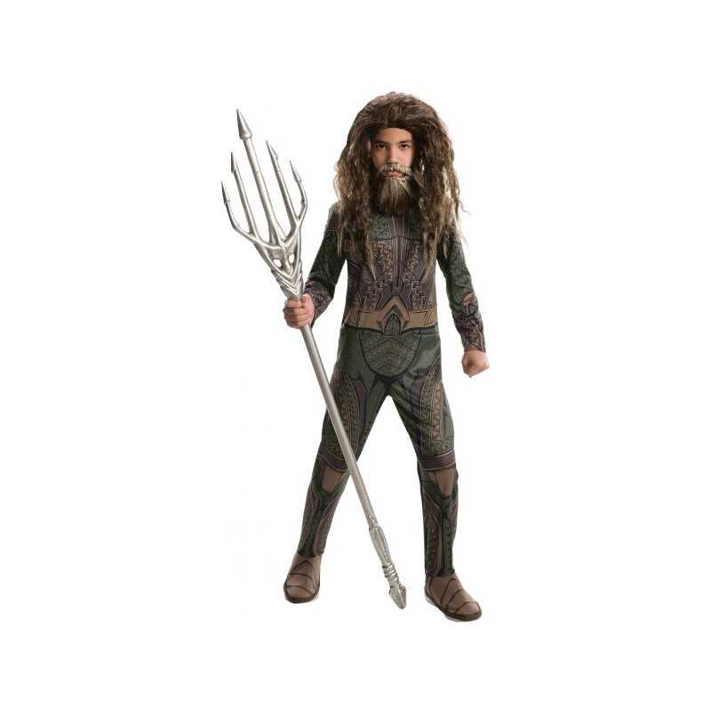 DEGUISEMENT AQUAMAN JUSTICE LEAGUE TAILLE 8-10 ANS