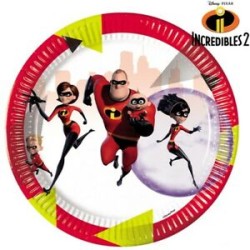 8 ASSIETTES LES INDESTRUCTIBLES 23 CM