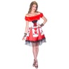 DEGUISEMENT REINE DE COEUR FEMME TAILLE S