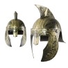 CASQUE DE GLADIATEUR OR ET NOIR