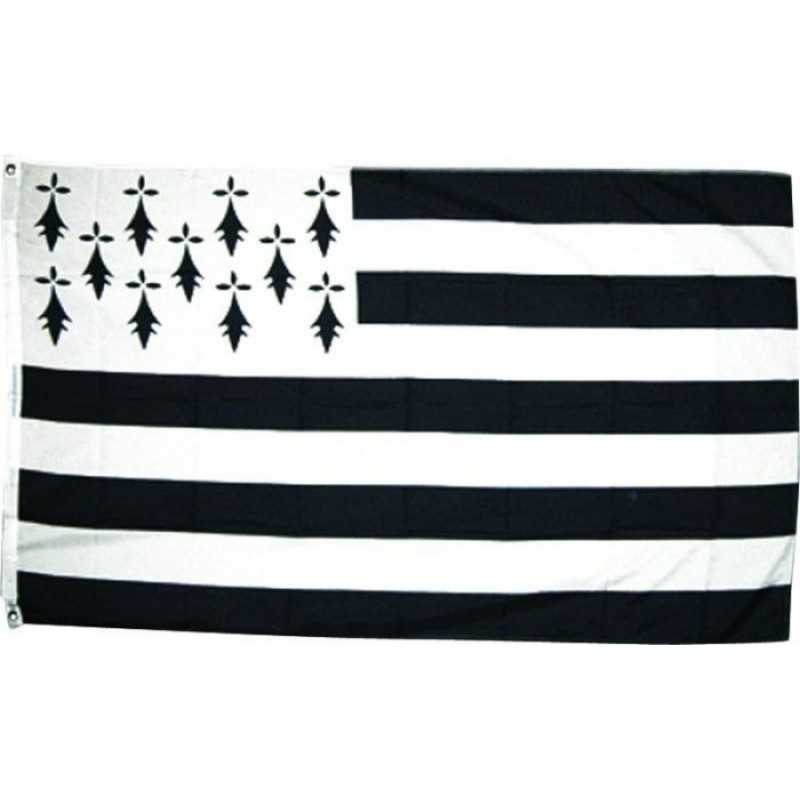 DRAPEAU EN TISSU BRETAGNE 90 X 150 CM