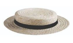 CHAPEAU PAILLE CANOTIER 