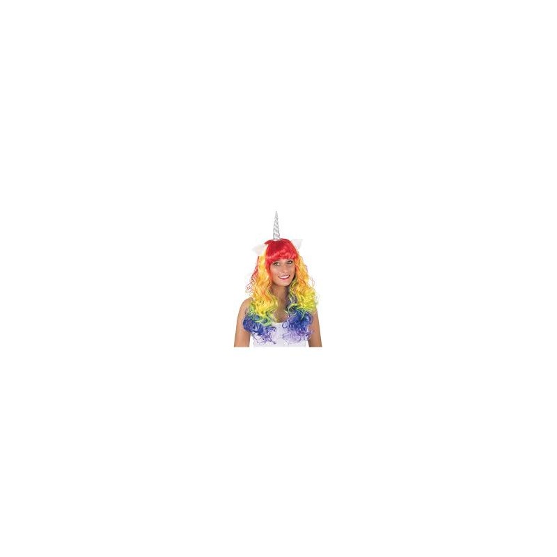 PERRUQUE LICORNE MULTICOLORE