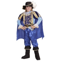 DEGUISEMENT DE PRINCE CHARMANT BLEU TAILLE 128 CM