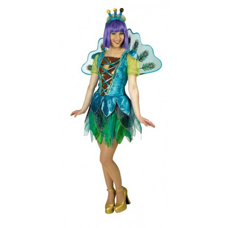 DEGUISEMENT ROBE DE PAON TAILLE 34