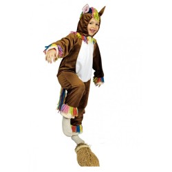 DEGUISEMENT COMBINAISON DE CHEVAL TAILLE 128 CM