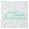 20 SERVIETTES MA PREMIERE COMMUNION MENTHE 33 X 33 CM