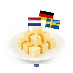 50 PICKS AVEC DRAPEAUX PAYS EUROPE