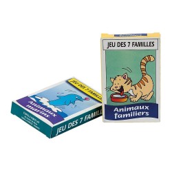 JEU DE CARTES 7 FAMILLES ASSORTI
