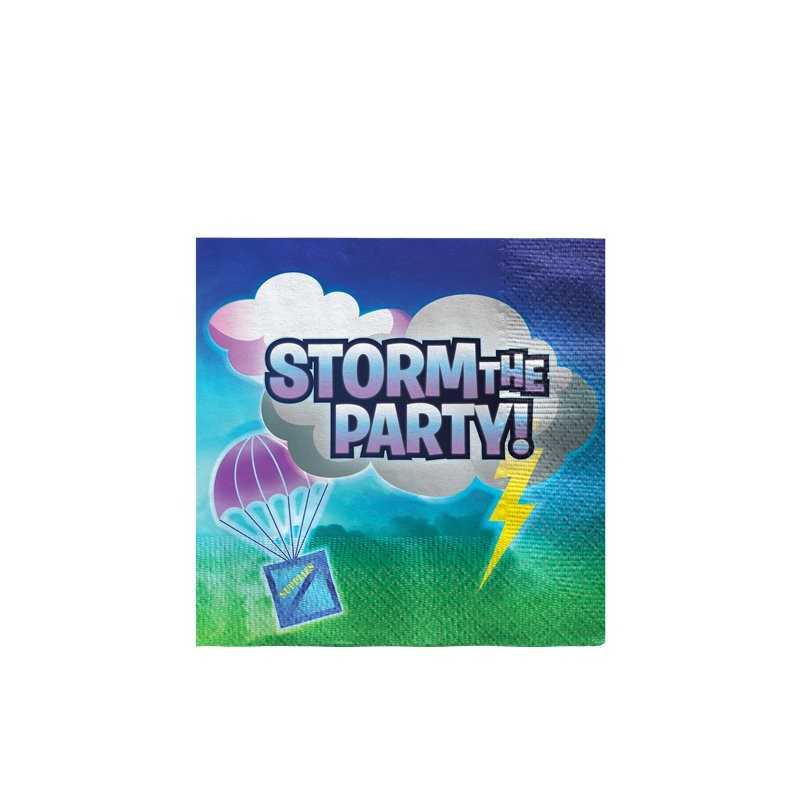 16 SERVIETTES BATTLE ROYAL 33 X 33 CM