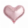 BALLON METALLIQUE COEUR JELLY ROSE CLAIRE 36CM 14" 