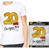 T-SHIRT DEDICACE 20 ANS