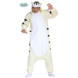 DEGUISEMENT CHAT TIGRE BLANC TAILLE UNIQUE