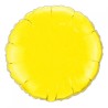 BALLON METALLIQUE ROND 91 CM JAUNE