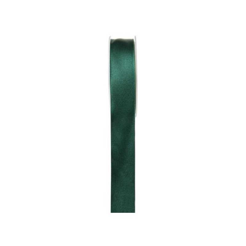 RUBAN SATIN DOUBLE FACE VERT FORET 25 MM X 25 METRES