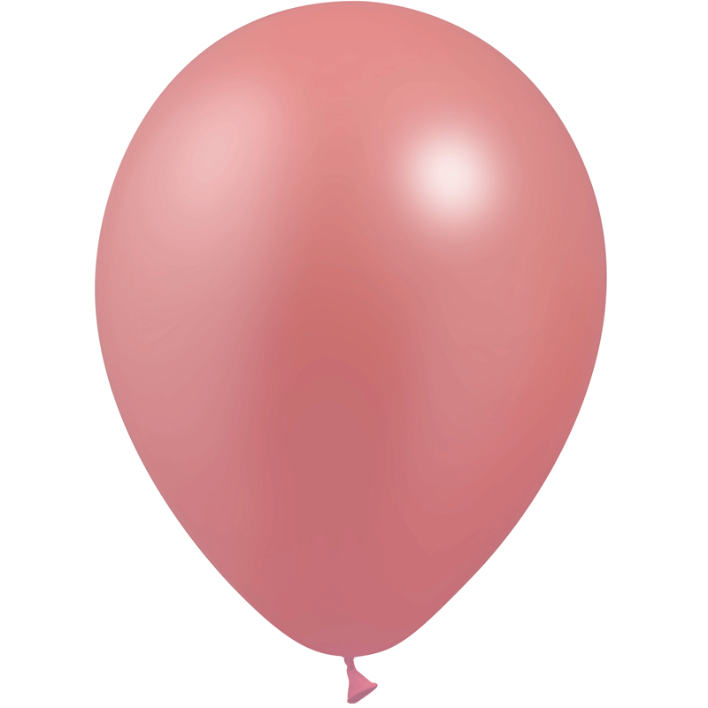 10 BALLONS LATEX 28 CM BALLONIA ROSE GOLD