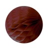 3 BOULES DECO 8 CM CHOCOLAT