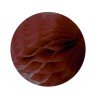 3 BOULES DECO 8 CM CHOCOLAT