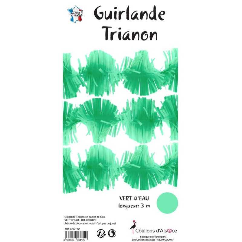 GUIRLANDE TRIANON VERT D'EAU 3 METRES