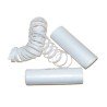 LOT DE 4 x 18 SERPENTINS BLANC LUMIERE NOIRE