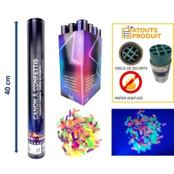 CANON A CONFETTIS PAPIER FLUO 40 CM