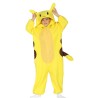 DEGUISEMENT KIGURUMI PYJAMA CHINCHILLA ELECTRIQUE JAUNE TAILLE 10-12 ANS