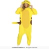 DEGUISEMENT KIGURUMI PYJAMA CHINCHILLA ELECTRIQUE JAUNE TAILLE M