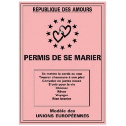 PERMIS DE SE MARIER