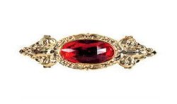BROCHE RUBIS ROUGE
