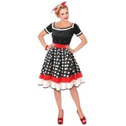 DEGUISEMENT ROBE 50 S FASHION TAILLE M