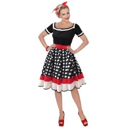 DEGUISEMENT ROBE 50 S FASHION TAILLE L