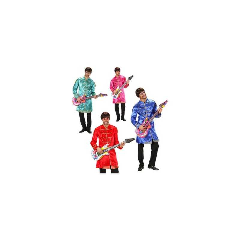 DEGUISEMENT MUSICIEN BEATTLES COULEUR VERTE TAILLE M 