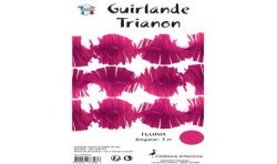 GUIRLANDE TRIANON FUSHIA 3 METRES