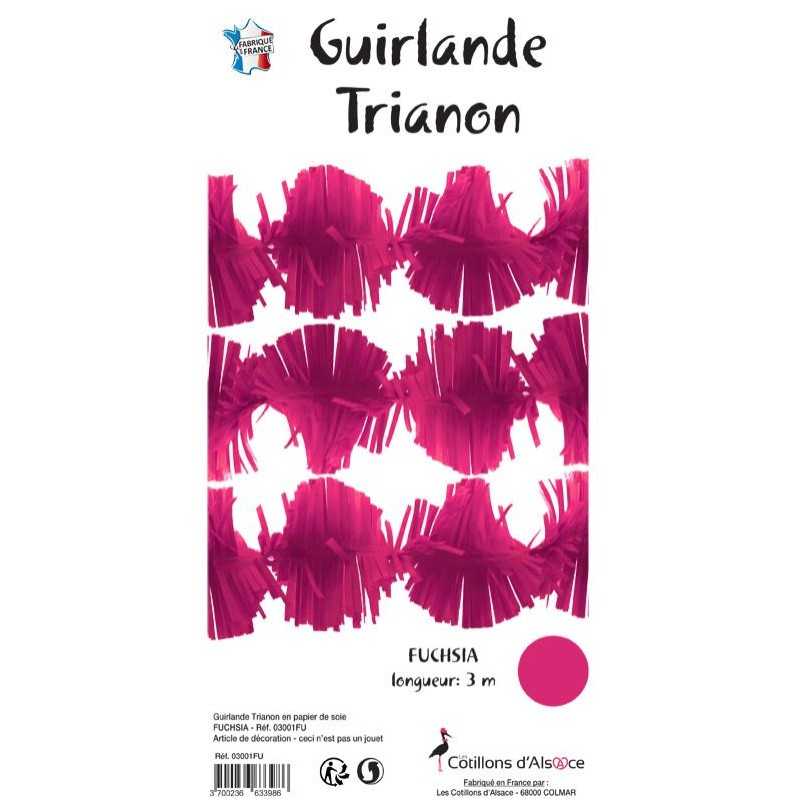 GUIRLANDE TRIANON FUSHIA 3 METRES