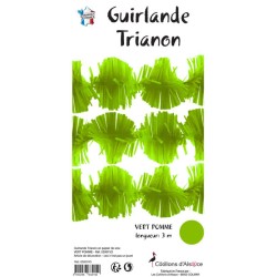 GUIRLANDE TRIANON VERT POMME 3 METRES