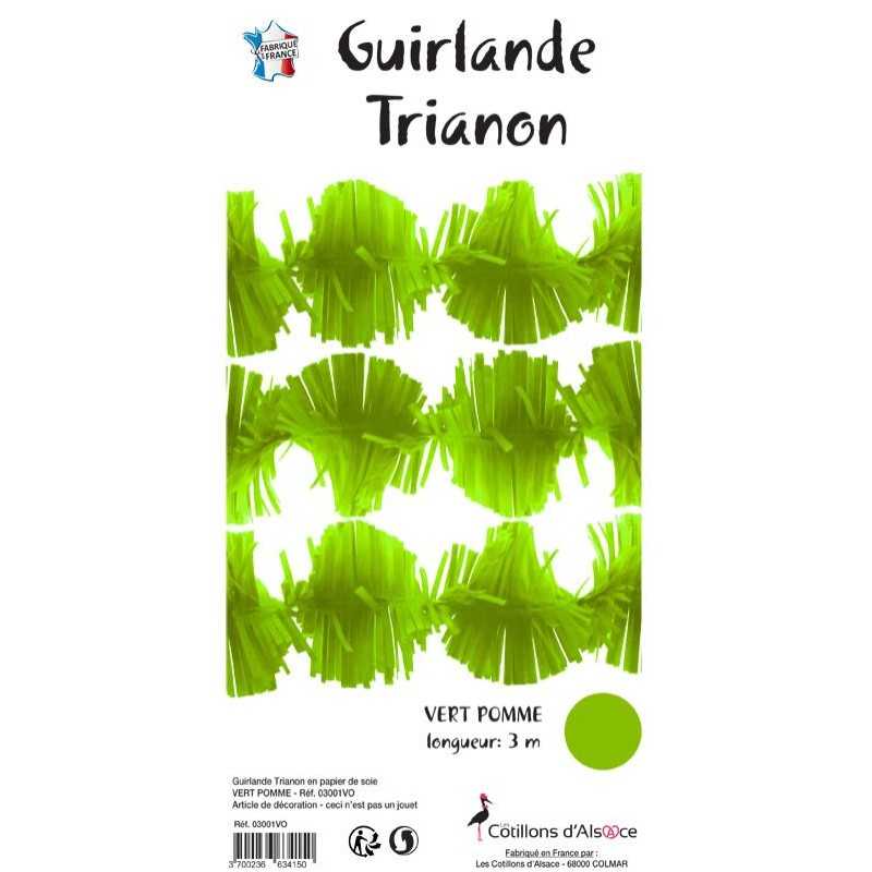 GUIRLANDE TRIANON VERT POMME 3 METRES