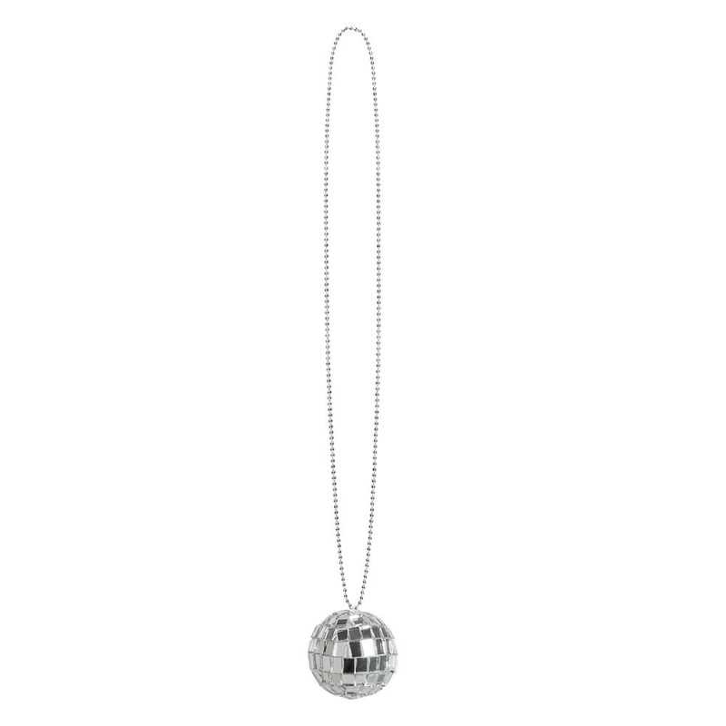 COLLIER BOULE A FACETTES 