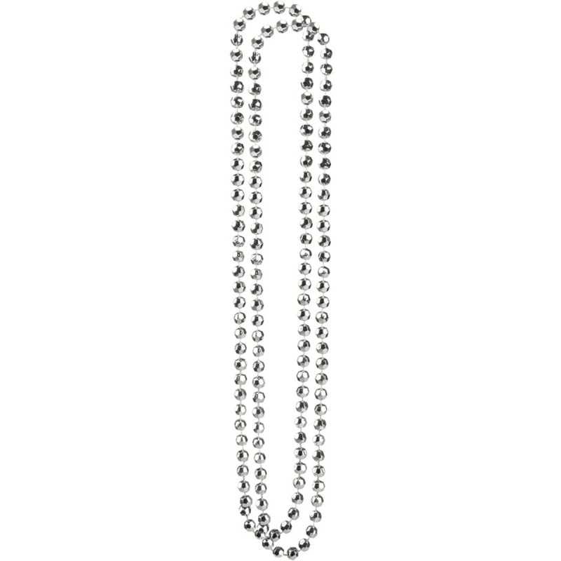 COLLIER BOULES A FACETTES 